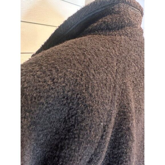 STEVE by Searle Women's Brown Suri Alpaca / Merino Wool Overcoat Size-2 - Picture 5 of 11